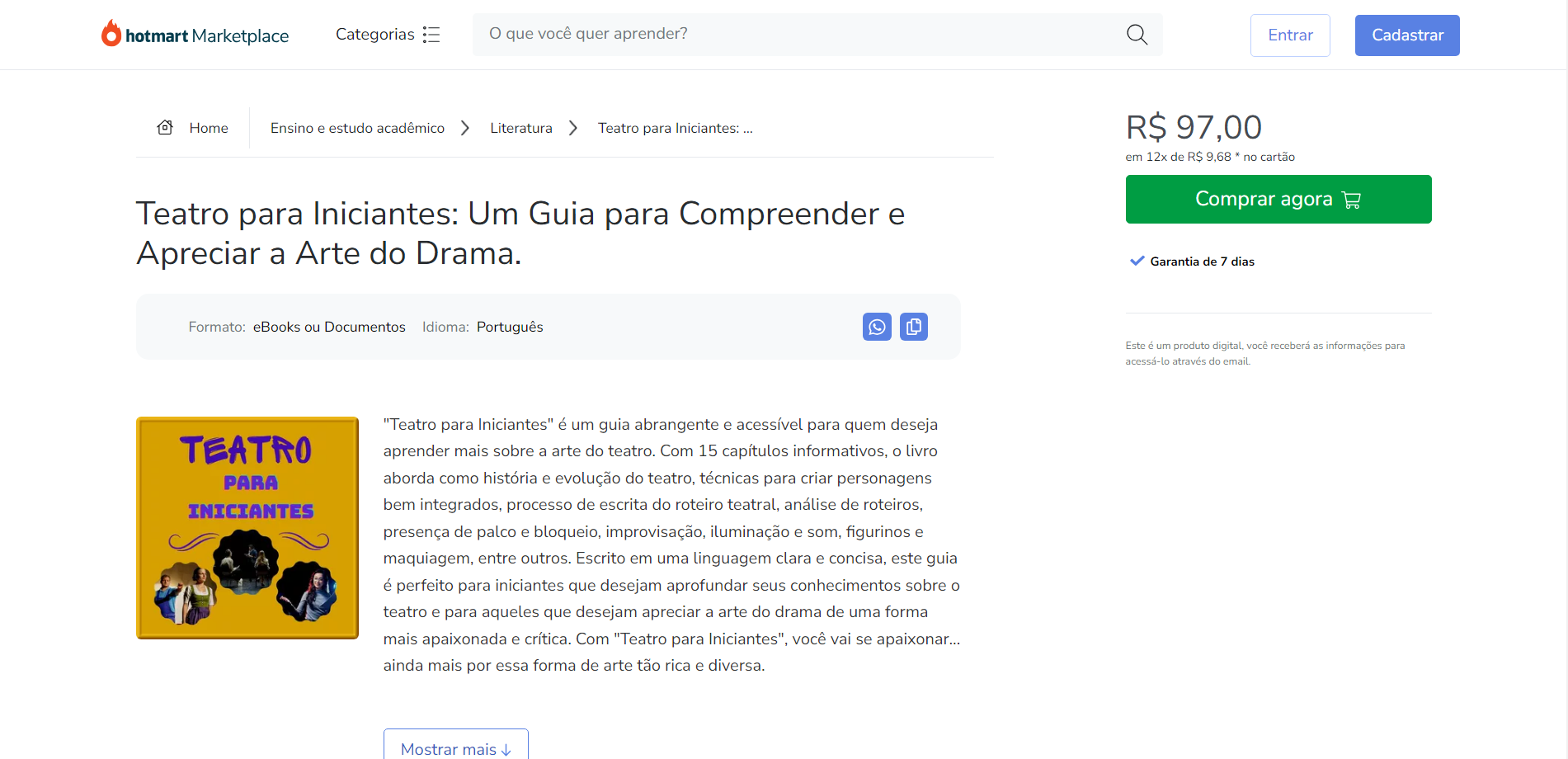 Teatro para Iniciantes: Um Guia para Compreender e Apreciar a Arte do Drama