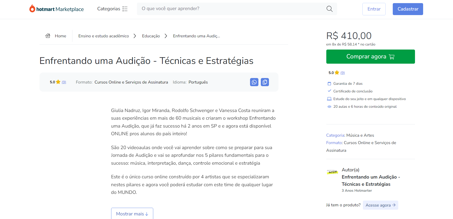 Enfrentando uma Audição - Técnicas e Estratégias